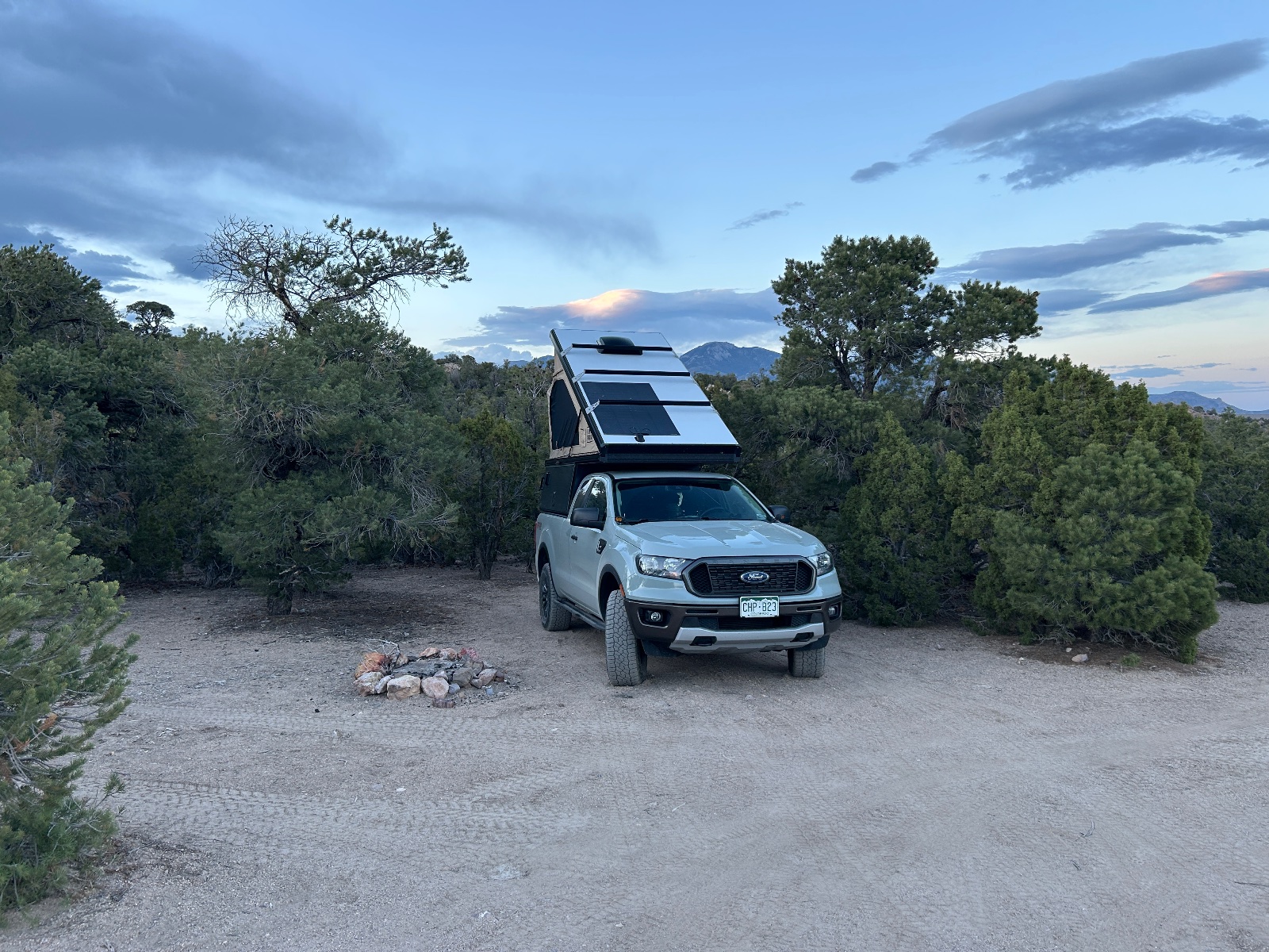 Weaver Cr Loop dispersed spot camping spot