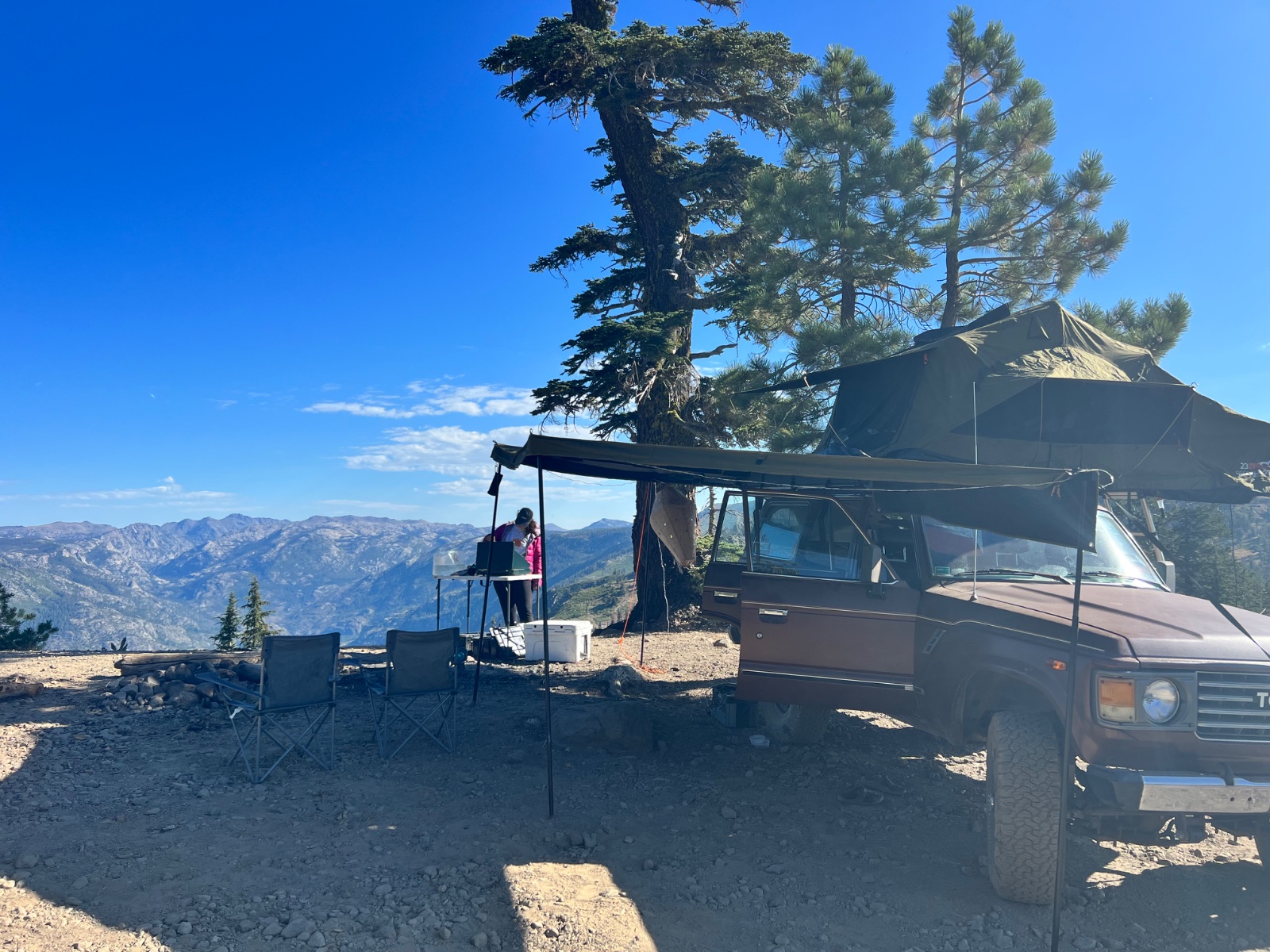 Corral Hollow Overlook camping spot