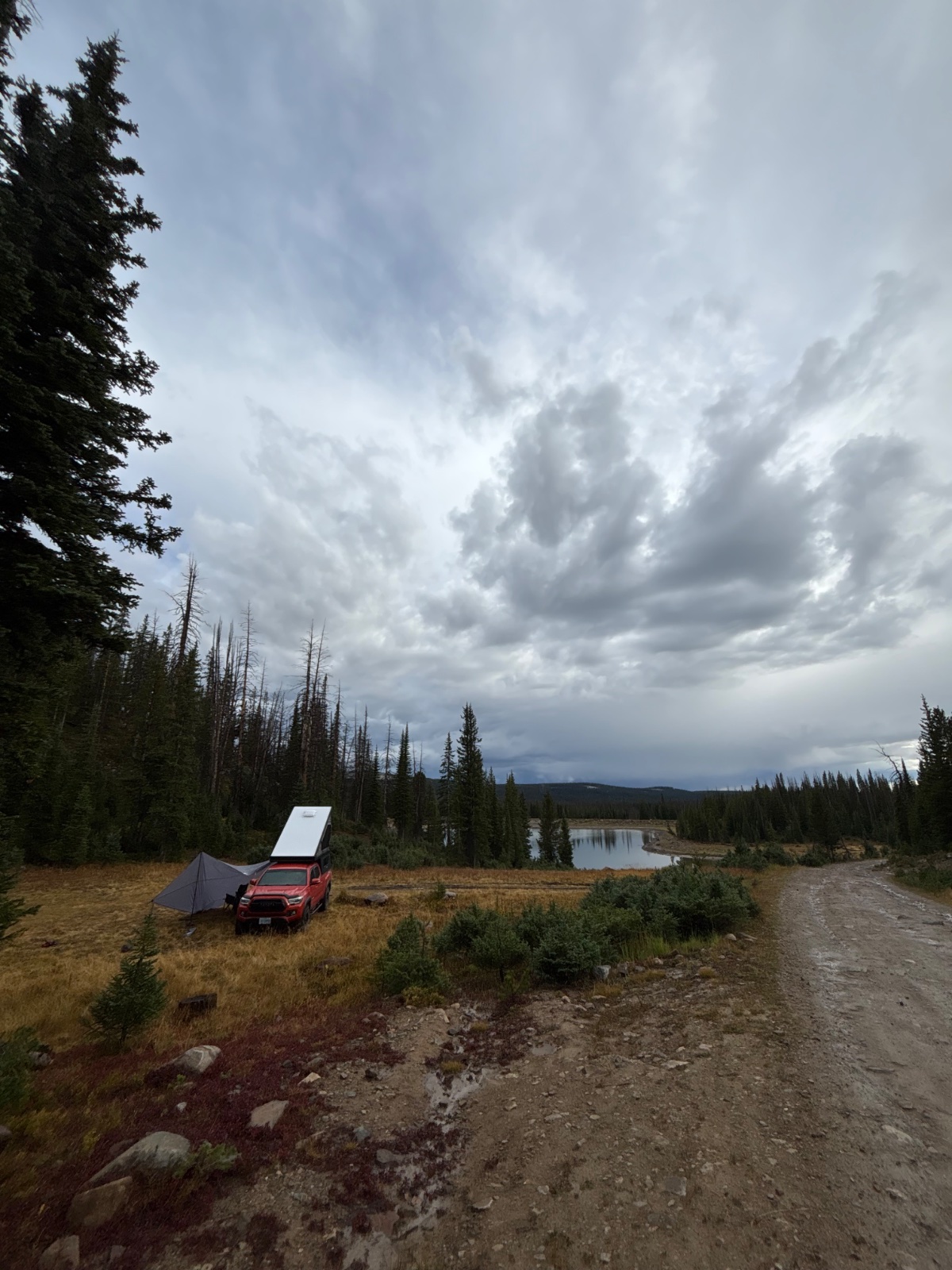 South Twin lake overlook camping spot